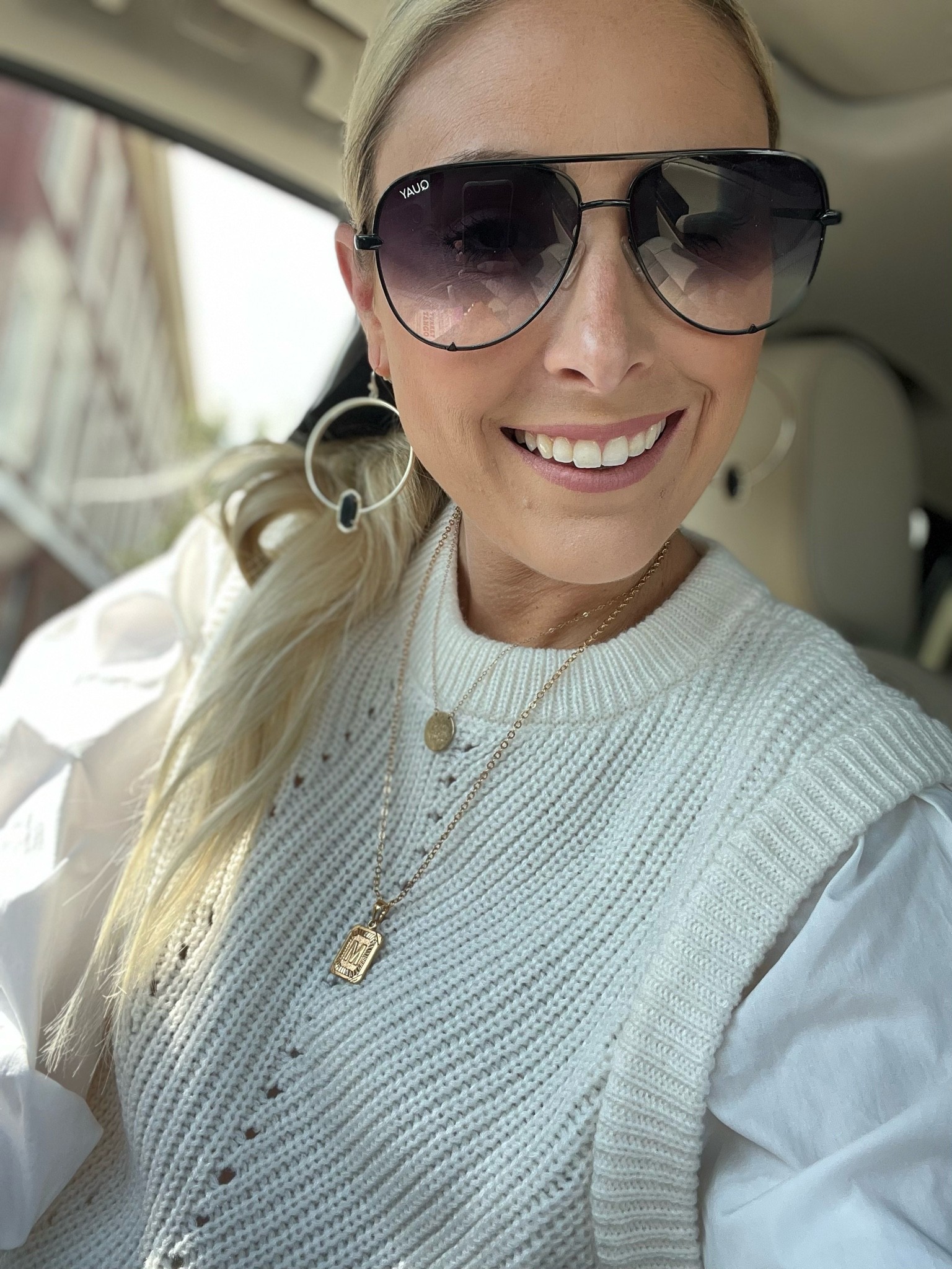 I’m in love with this two and one top! Simple yet super cute and cozy! Not too warm for this Texas fall/winter season! True to size! 

#evereve #fallwardrobe #bloggermom

#LTKunder100 #LTKSeasonal