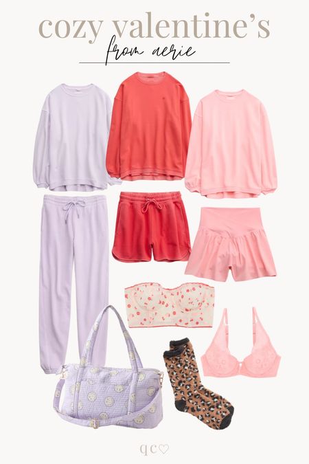 Find comfort in Valentine’s Day colors this February // midsize, mid size, size 12, pink outfit, red outfit, lavender outfit, aerie looks, floral bralette

#LTKSeasonal #LTKstyletip #LTKmidsize