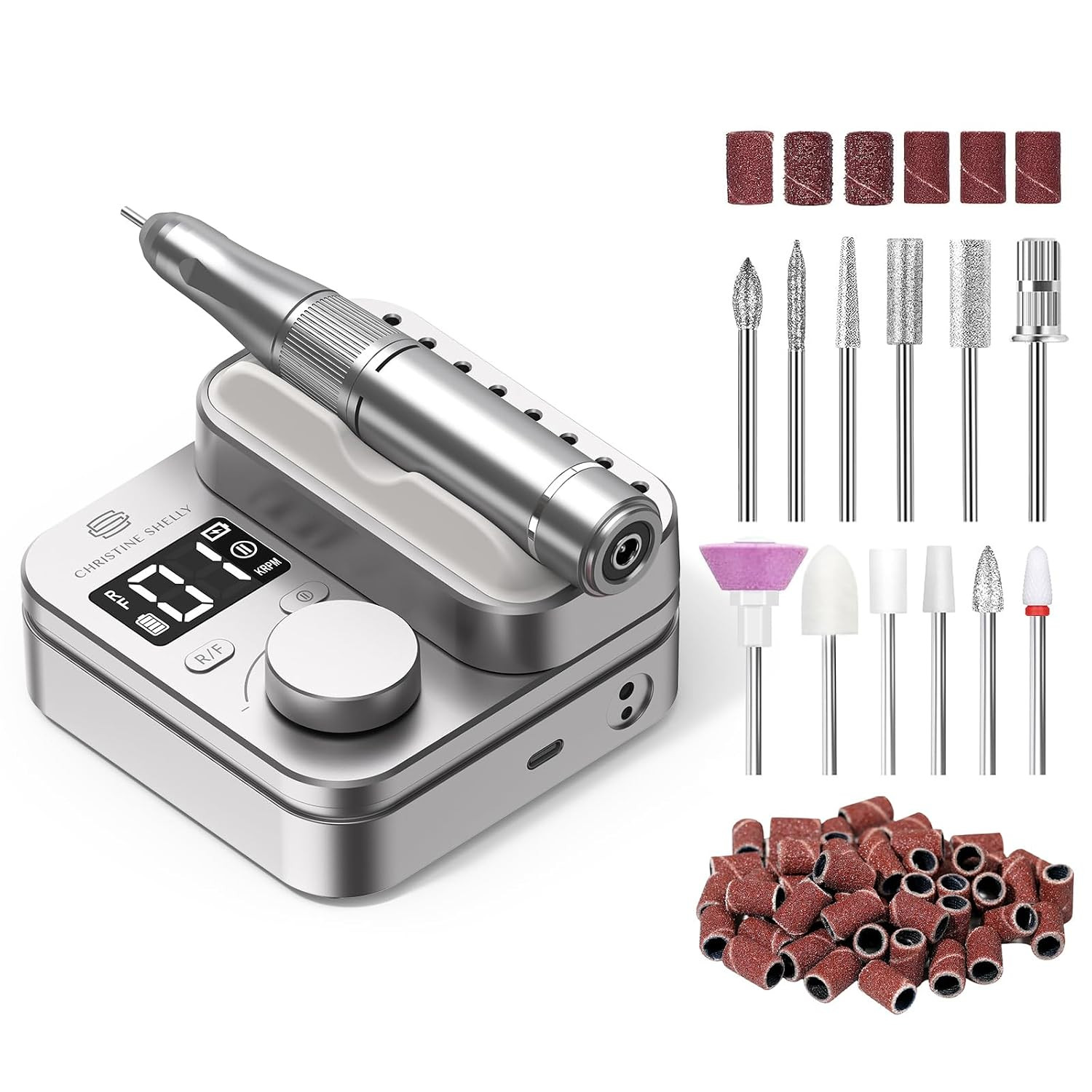 Efile Nail Drill with Bits Kit for Acrylic Gel Polishing Removing | Amazon (US)