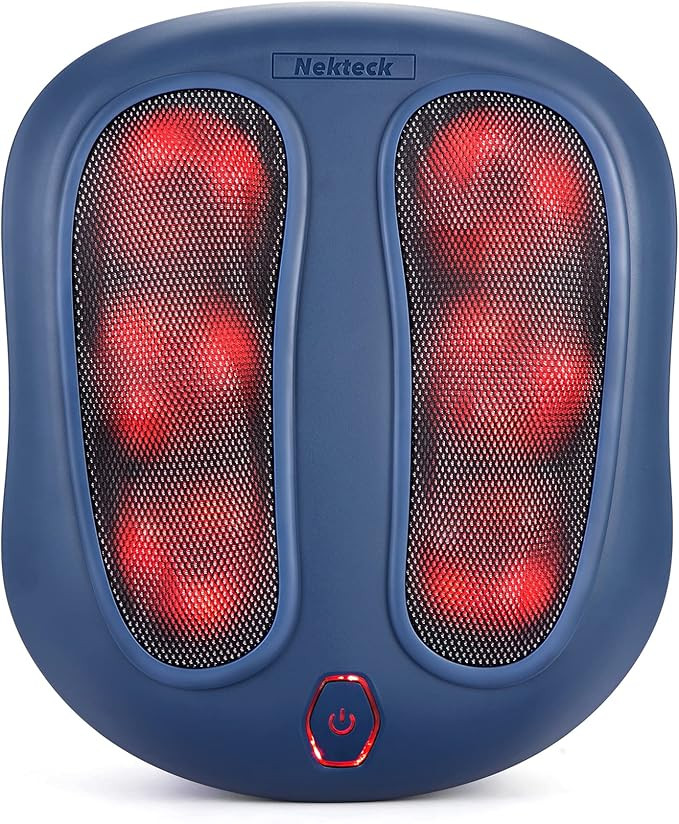 Nekteck Foot Massager with Heat, Shiatsu Heated Electric Kneading Foot Massager Machine for Plant... | Amazon (US)