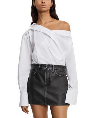Good American Off Shoulder Poplin Bodysuit | Bloomingdale's Women | Bloomingdale's (AU)