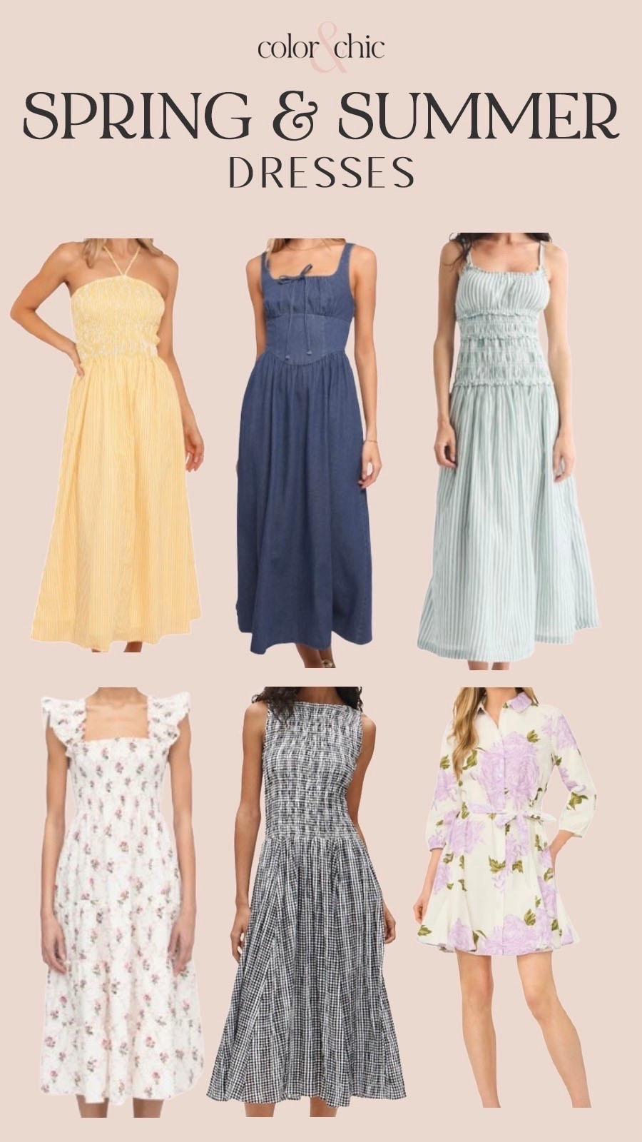 Spring and summer dresses that I love for this season! Flattering on and pretty colors  

#LTKootd #LTKSeasonal