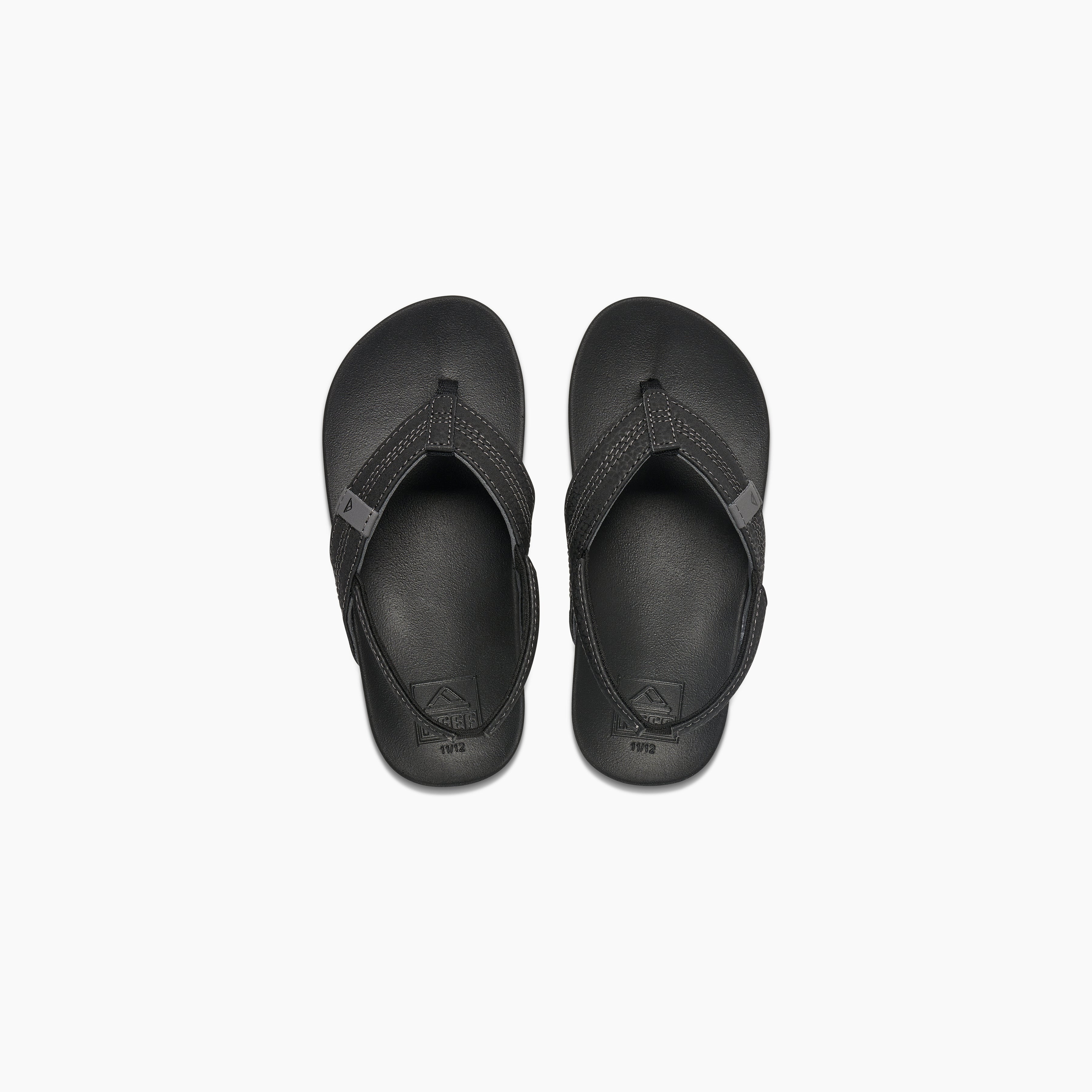 Boy's Sandals Lil Cushion Phantom in Black | REEF® | REEF