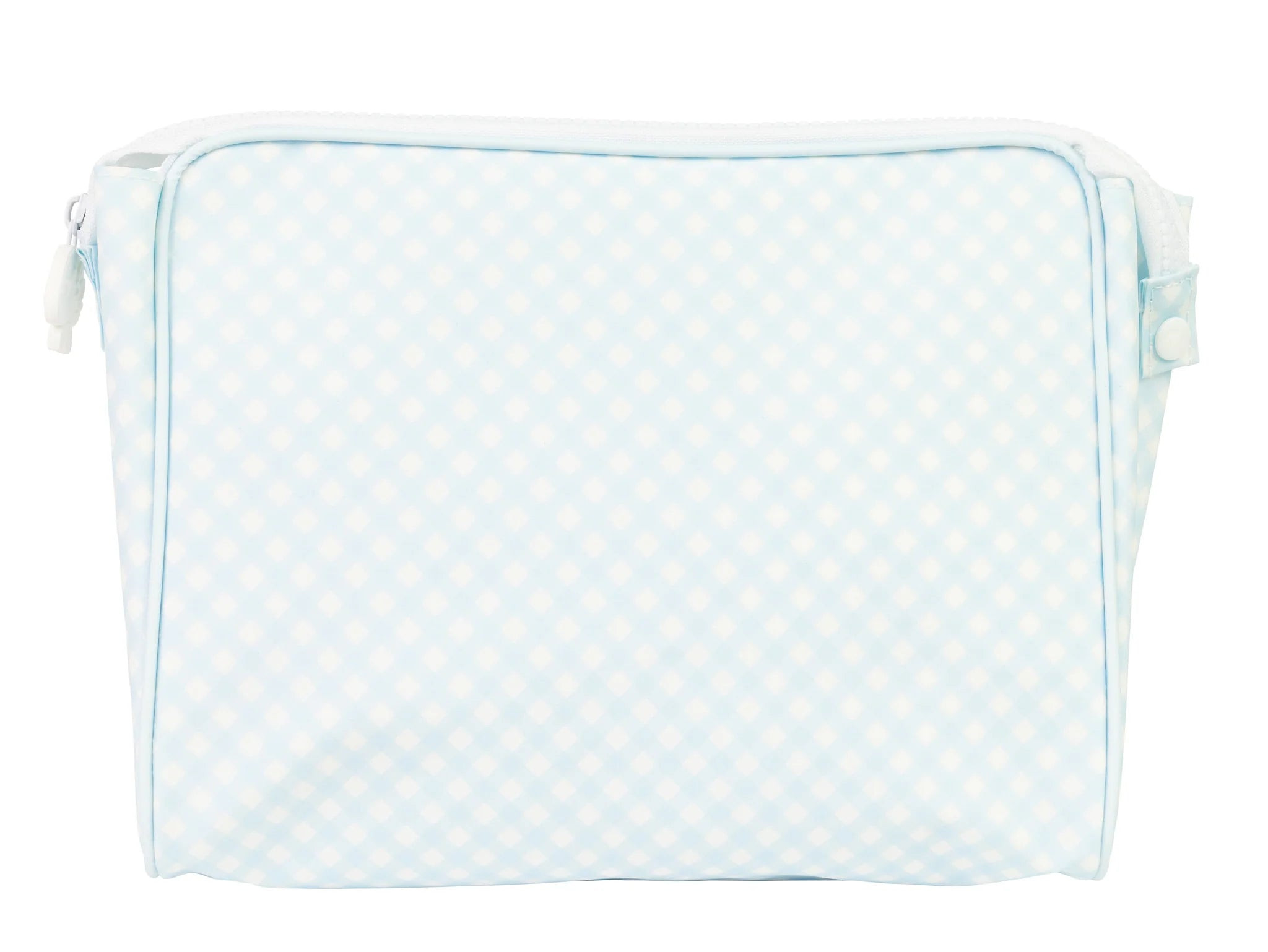 Apple Of My Isla Blue Gingham Go Bag- Large | JoJo Mommy