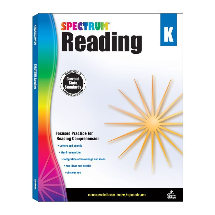 Spectrum Reading Workbook, Grade K - (Paperback) | Target