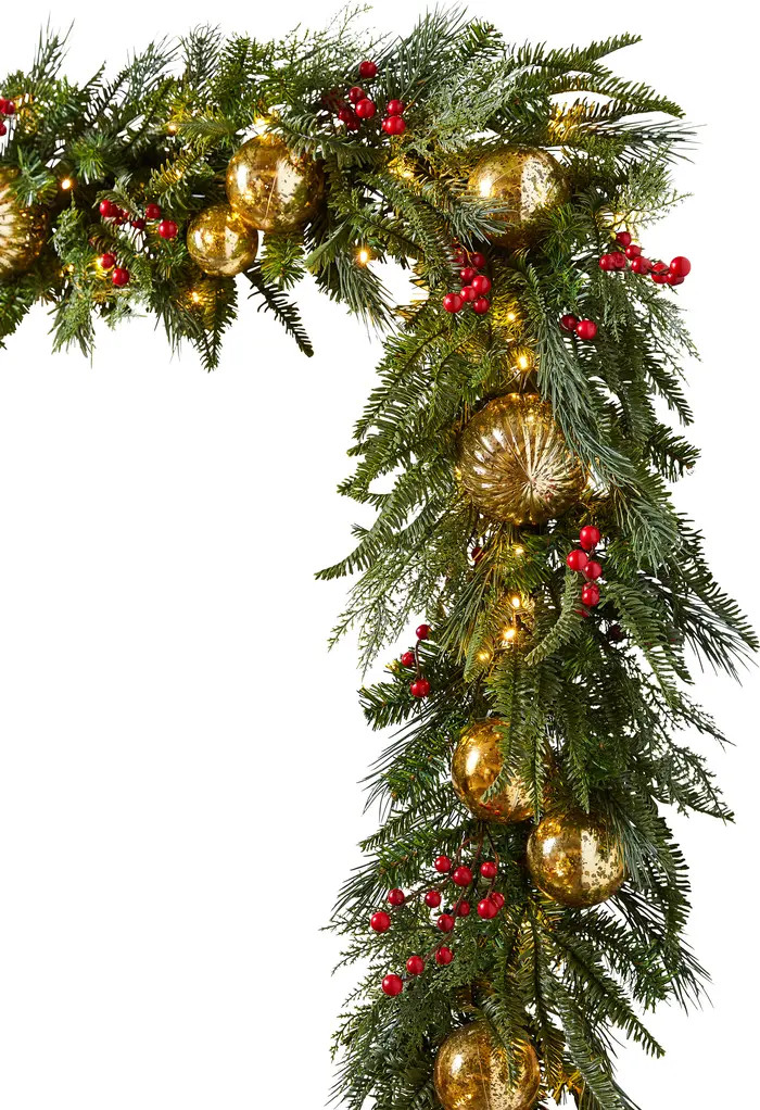 Balsam Hill Pine Peak LED Light Outdoor Garland | Nordstrom | Nordstrom