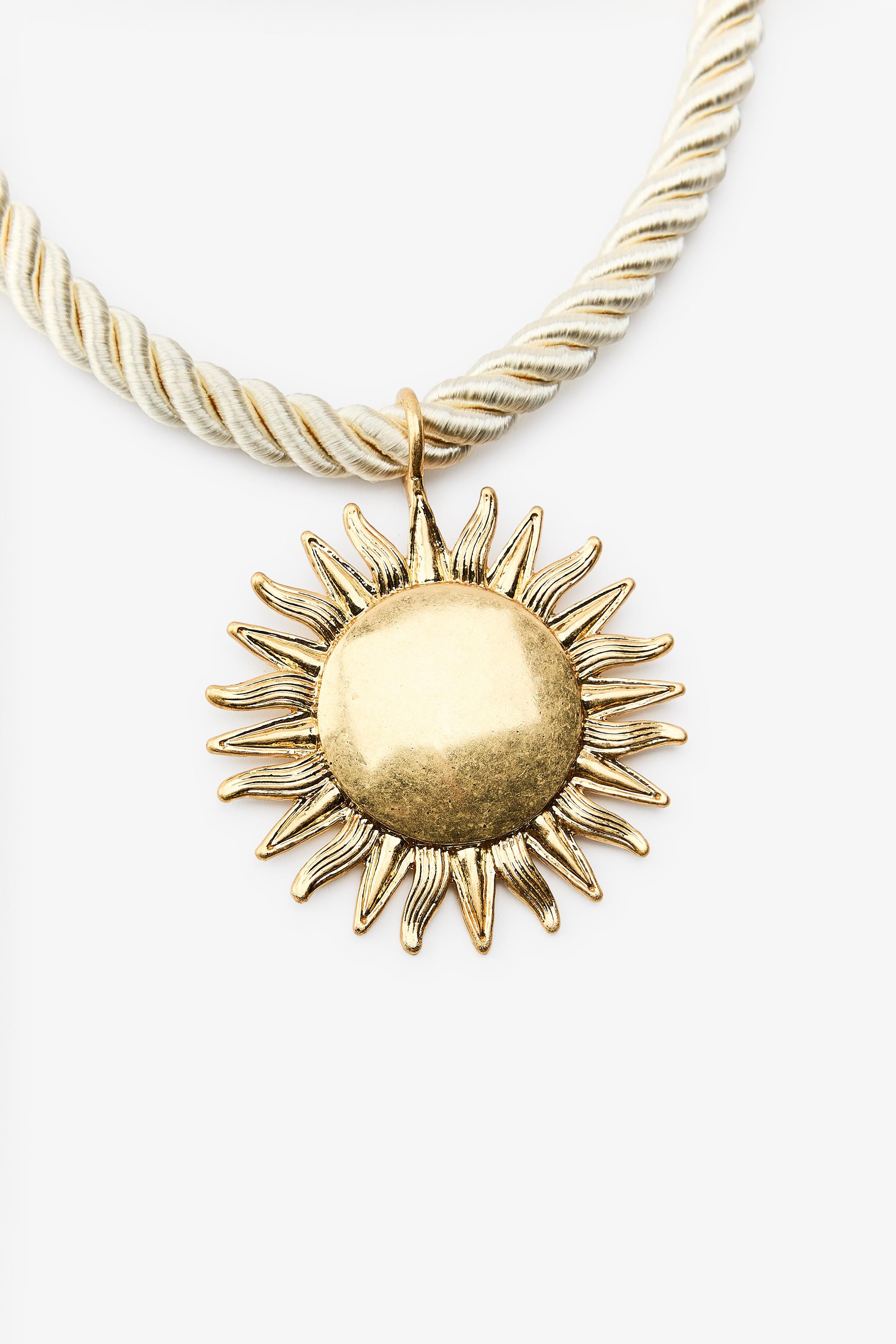SUN CORD NECKLACE | Zara US