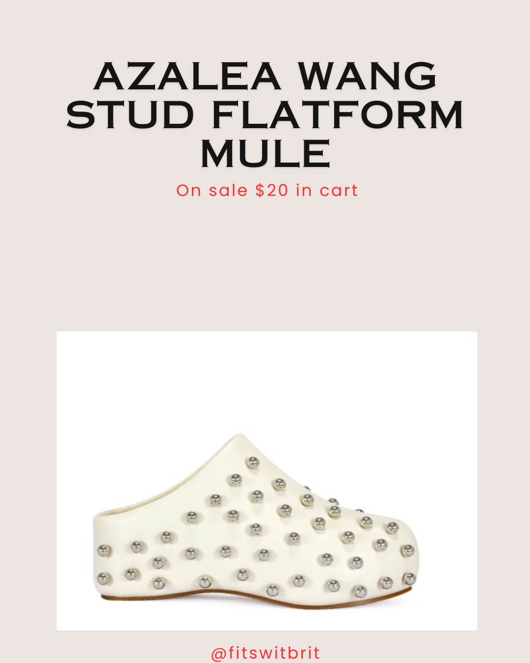 Azalea Wang stud flatform mule on sale in cart  

#LTKHoliday #LTKFindsUnder50 #LTKGiftGuide