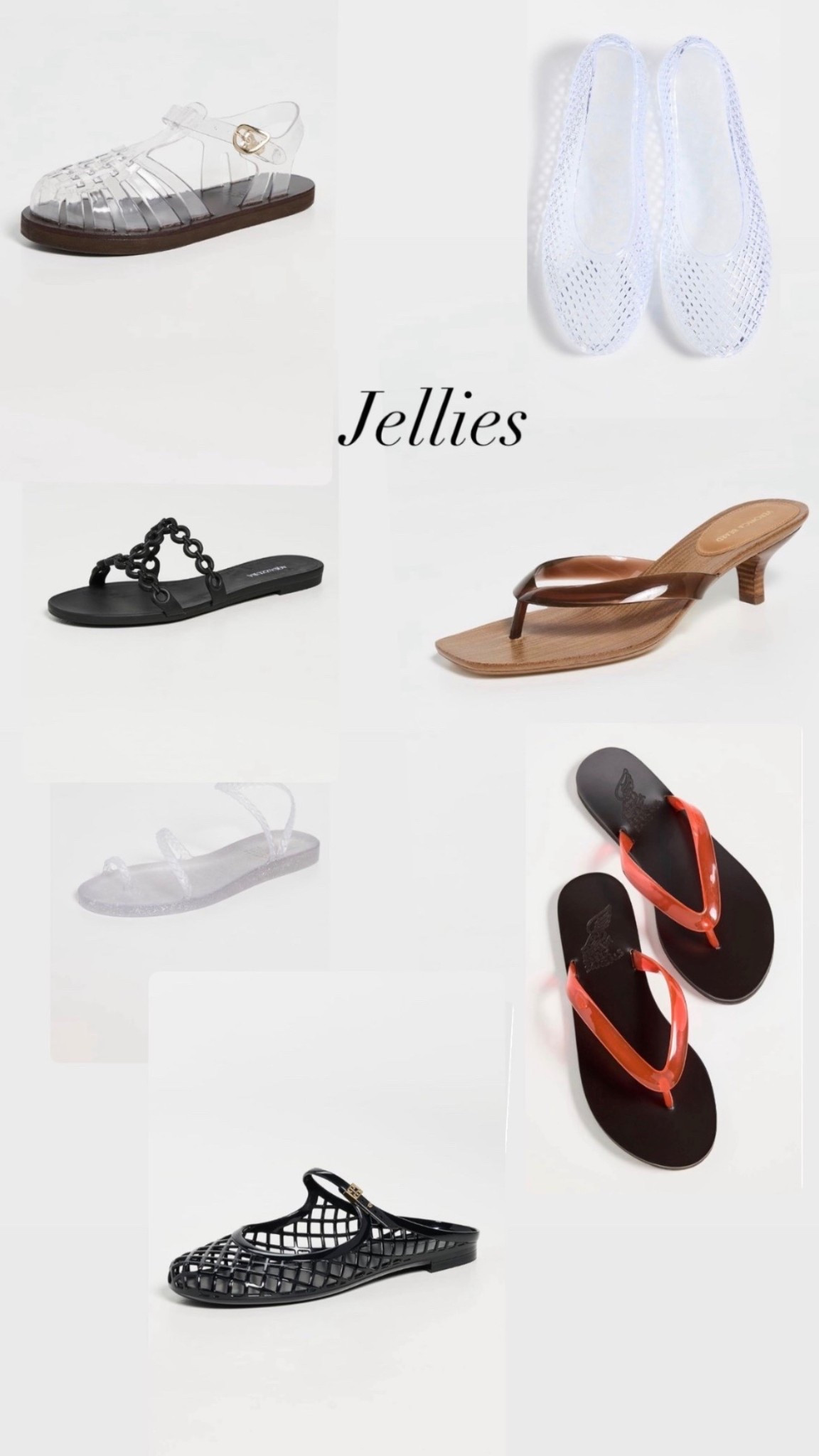 Spring shoe trends, jellies 

#LTKootd