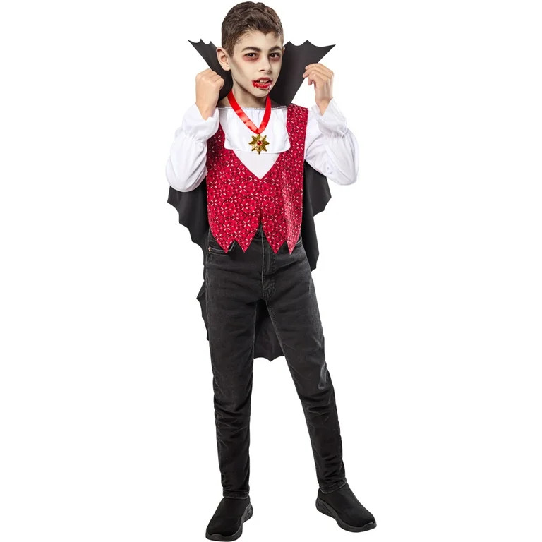 Way to Celebrate Vampire Costume for Children, Boys Small (Size 6-7) | Walmart (US)