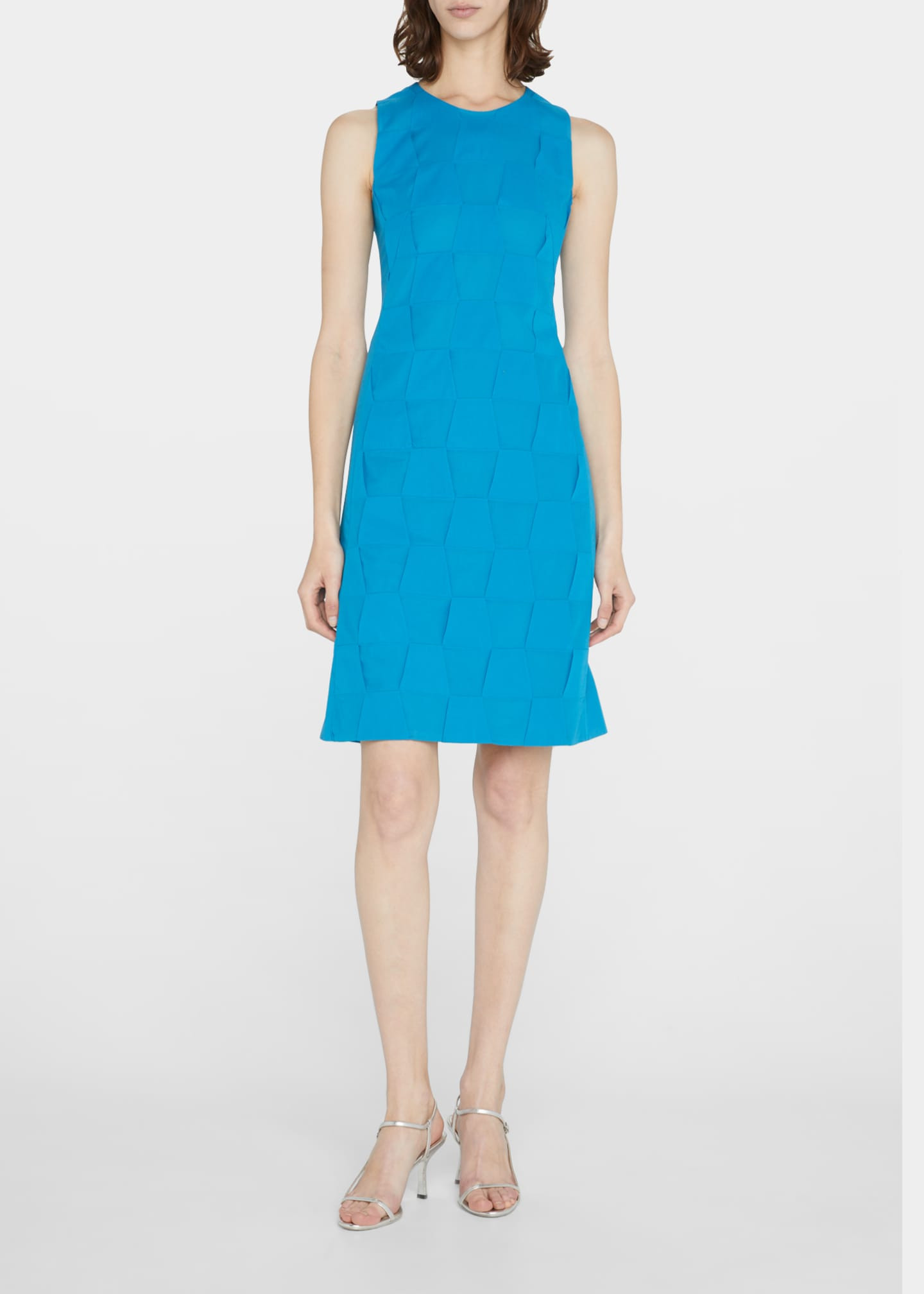 Trapezoid Cotton Voile A-line Dress | Bergdorf Goodman