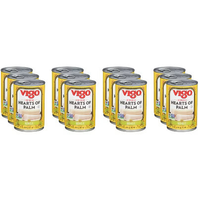 Vigo Hearts of Palm Whole - Case of 12 - 14 oz | Target