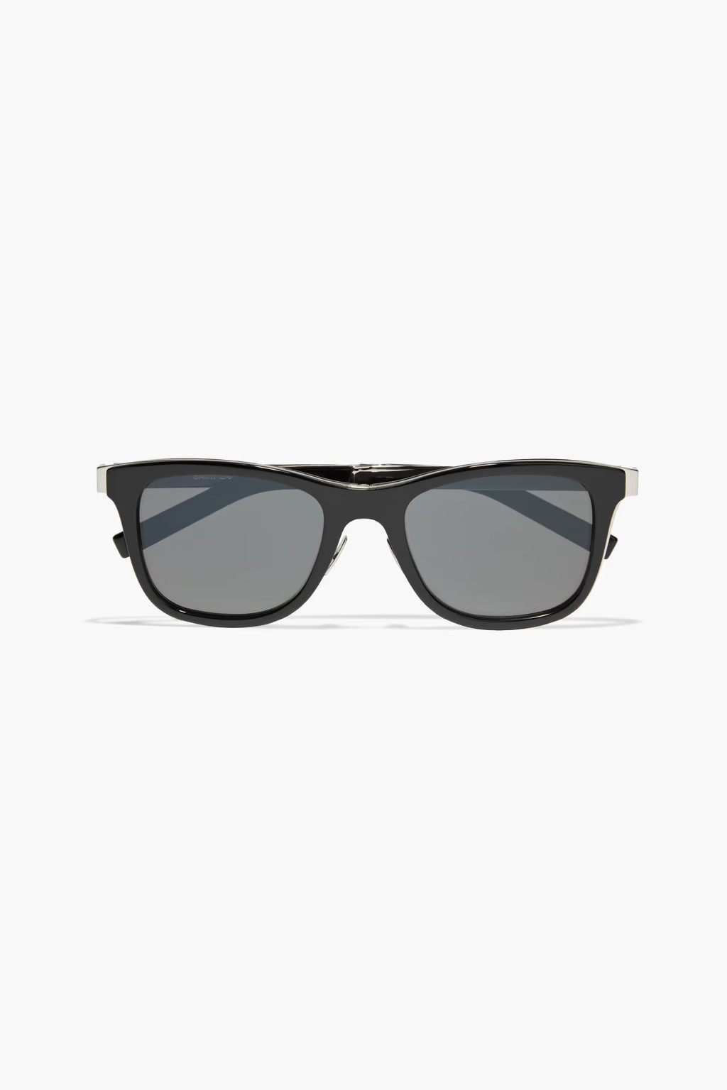 Combi D-frame silver-tone and acetate sunglasses | The Outnet (US and CA)