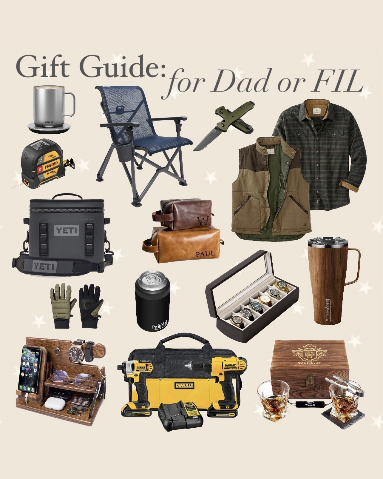 Gift Guide: for Dad or Father-in-Law (FIL) 

Gifts for Men, Gifts for Him, Husband, Boyfriend, Fiancé, Brother, Dad, Father, Best Friend, Coworker, Father in law, Male, Gifts under 100, Gifts under 50, Holiday Gifts, Gift Ideas, Christmas Gifts for Him

#LTKMens #LTKGiftGuide #LTKHoliday
