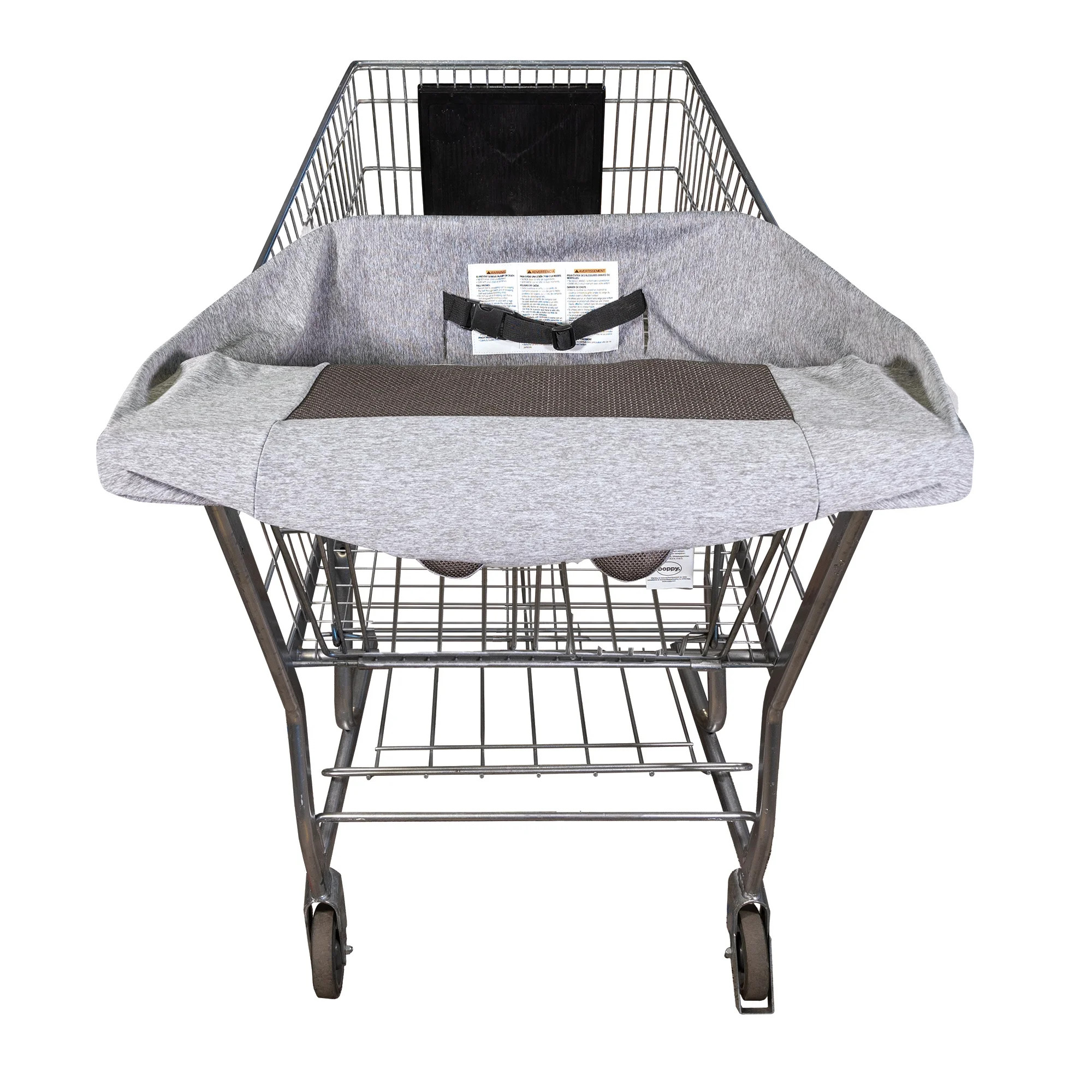 Boppy Compact Shopping Cart Cover, Antibacterial Treated, Gray Heathered, Storage Pouch, 6-48 Mon... | Walmart (US)