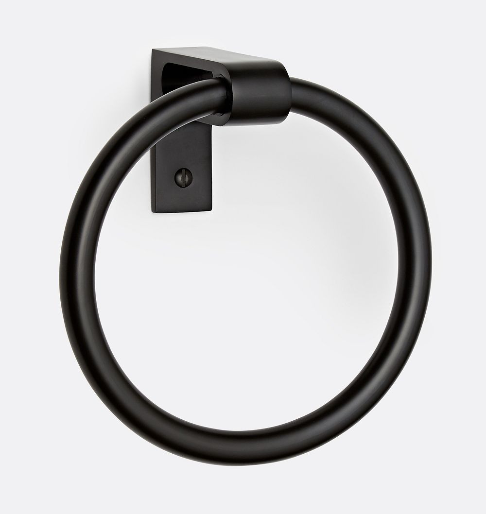 West Slope Towel Ring, Oil-Rubbed Bronze | Rejuvenation