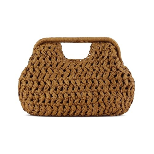 FUKEFUKEUS Straw Clutch Purse for Women,Cloud Dumpling Pouch,Woven Evening Shoulder Bags,Summer Beach Hobo Handbags 2026 | Amazon (US)