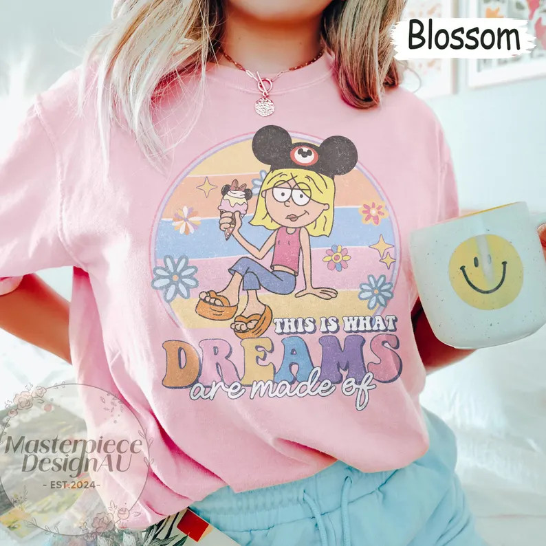 Comfort Colors® Lizzie Mcguire Disney Shirt, This is What Dreams Are Made of Tee, Retro Disneywo... | Etsy (US)