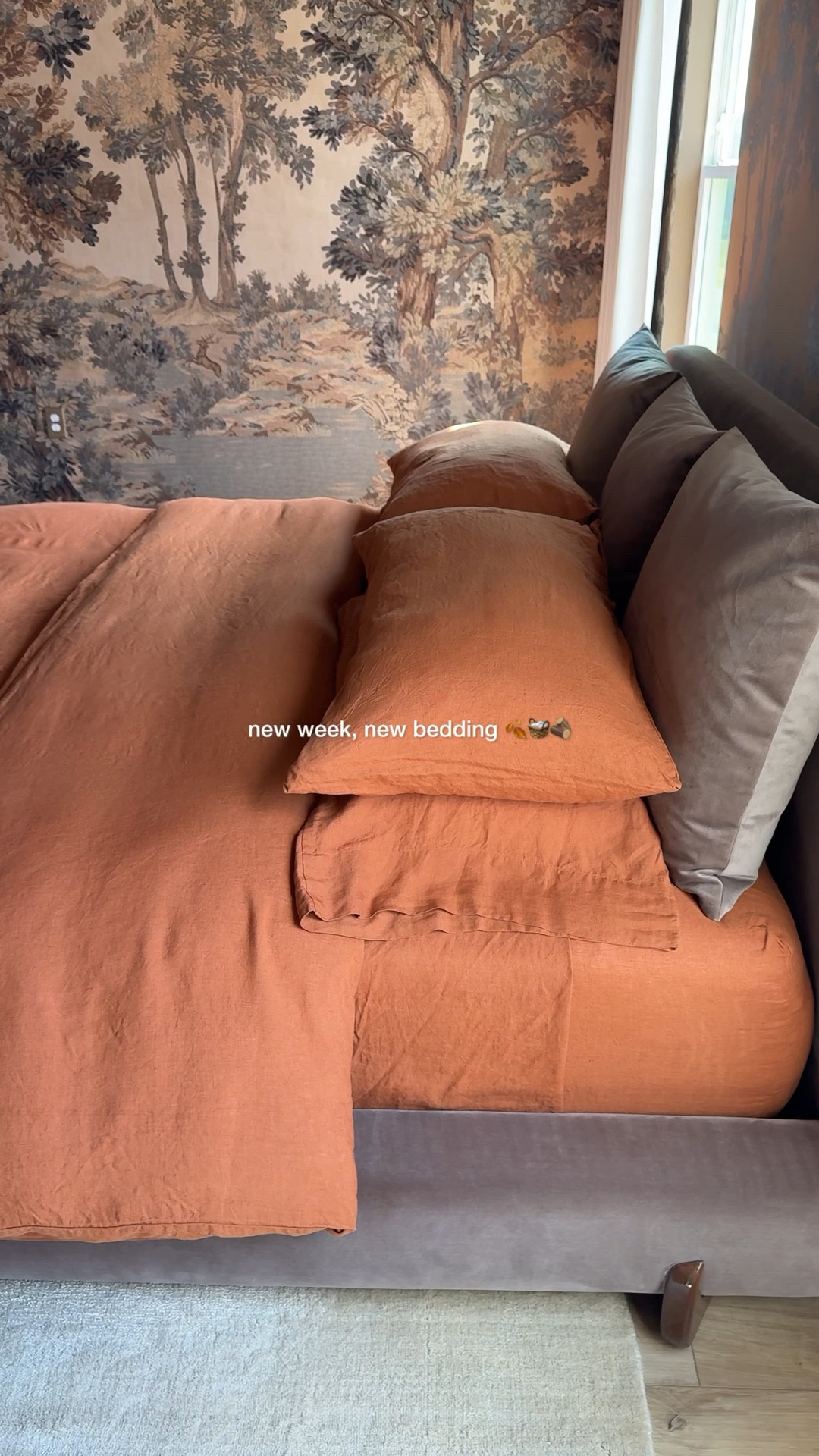 this week’s bedding is in honor of fall almost being here! 🍂🧺🪵

Use my code INFG-25INTERIORBYRUMEYSA10 to save 10% on your first order with Quince 🤍

#LTKHome