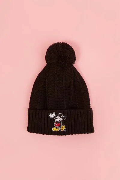 Disney Pom Pom Mickey Mouse Beanie | Forever 21 (US)