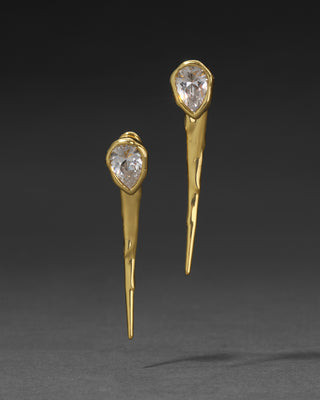 Asterales Gold Spear Front Back Earring | Alexis Bittar