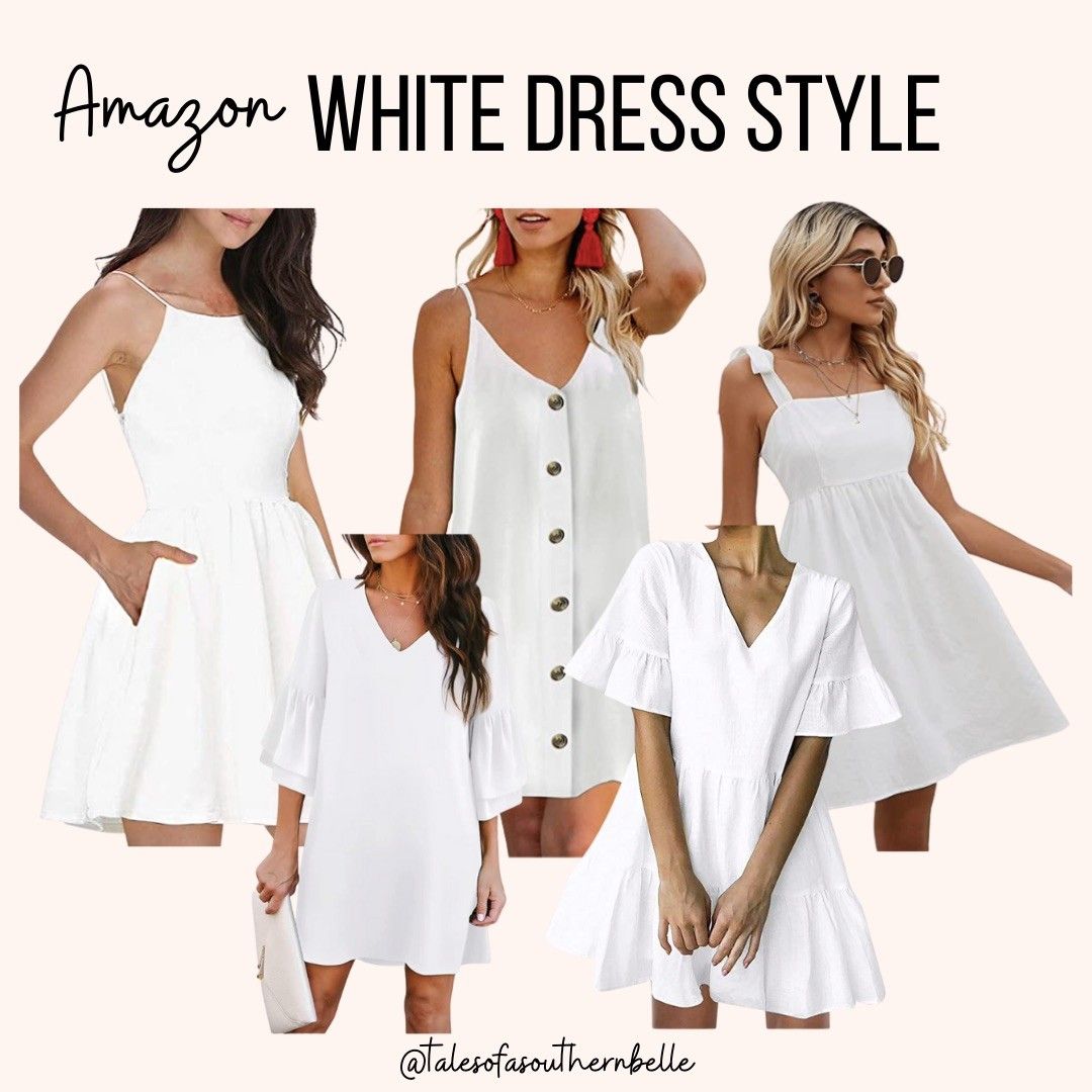 Graduation dress // white dress // bridal style | Amazon (US)