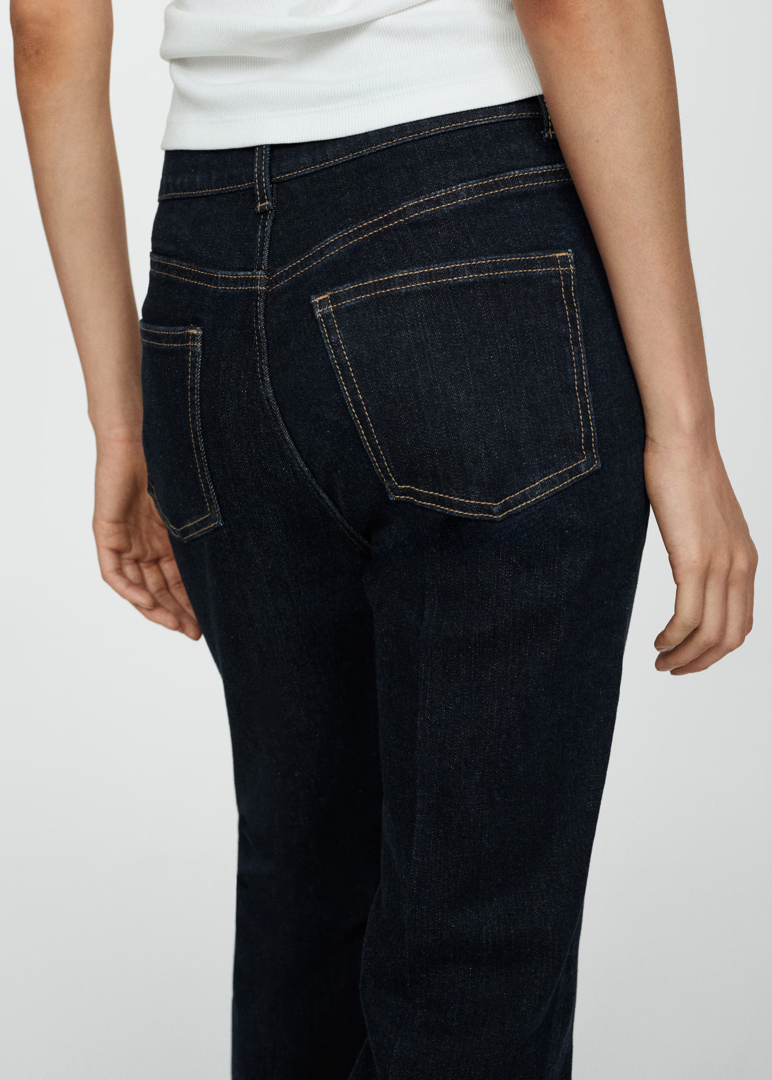 Violet flared high-rise jeans - Women | MANGO USA | Mango (US/MX/AU)