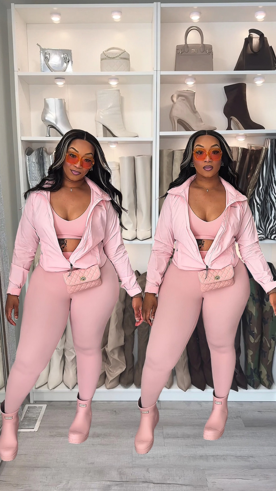 Hey Beauties 🩷

I’m back again with an OOTD from yesterday 🥰 I love the way this rainy weather look turned out. The jacket is waterproof so perfect for this Ohio spring to summer weather ☔️

Leggings Large
Bra Medium
Jacket Large 

I’m 5’8 225 pounds for sizing reference

#LTKootd #LTKgrwm #LTKMidsize