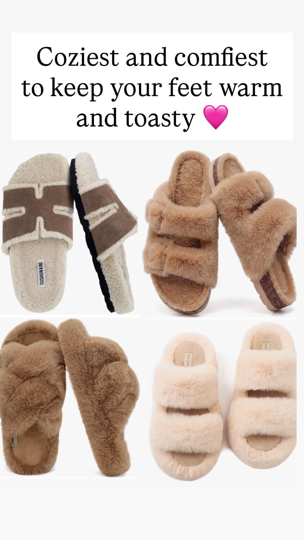 Coziest and comfiest slippers for women 🩷❤️💜

#LTKootd