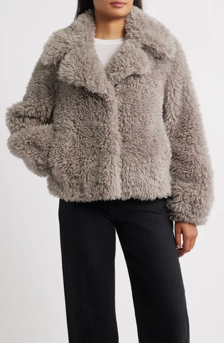 Short Faux Fur Jacket | Nordstrom
