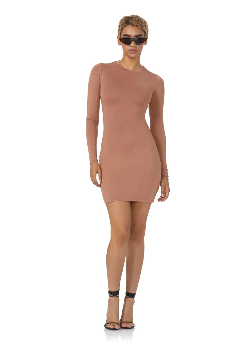 Catalina Mini Dress - Raw Umber | ShopAFRM