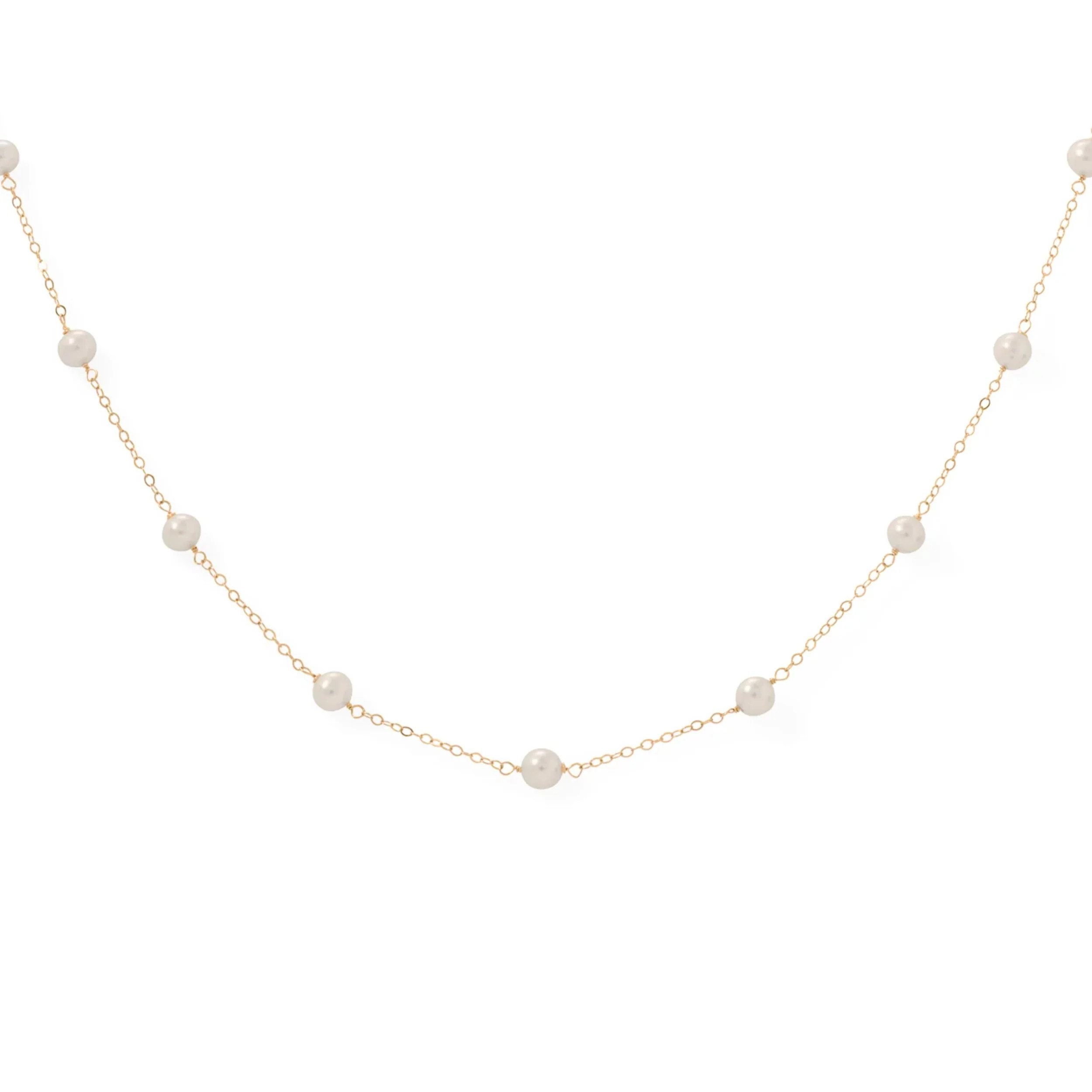 Modern Pearl Necklace | Amanda Deer Jewelry