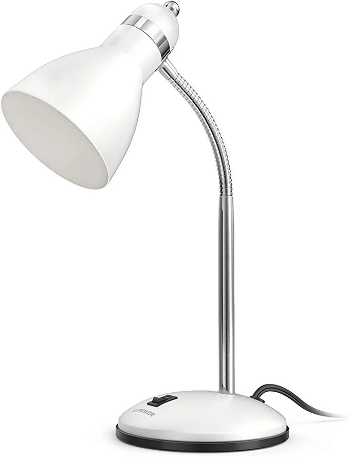 LEPOWER Metal Desk Lamp, Adjustable Goose Neck Table Lamp, Eye-Caring Study Desk Lamps for Bedroo... | Amazon (US)