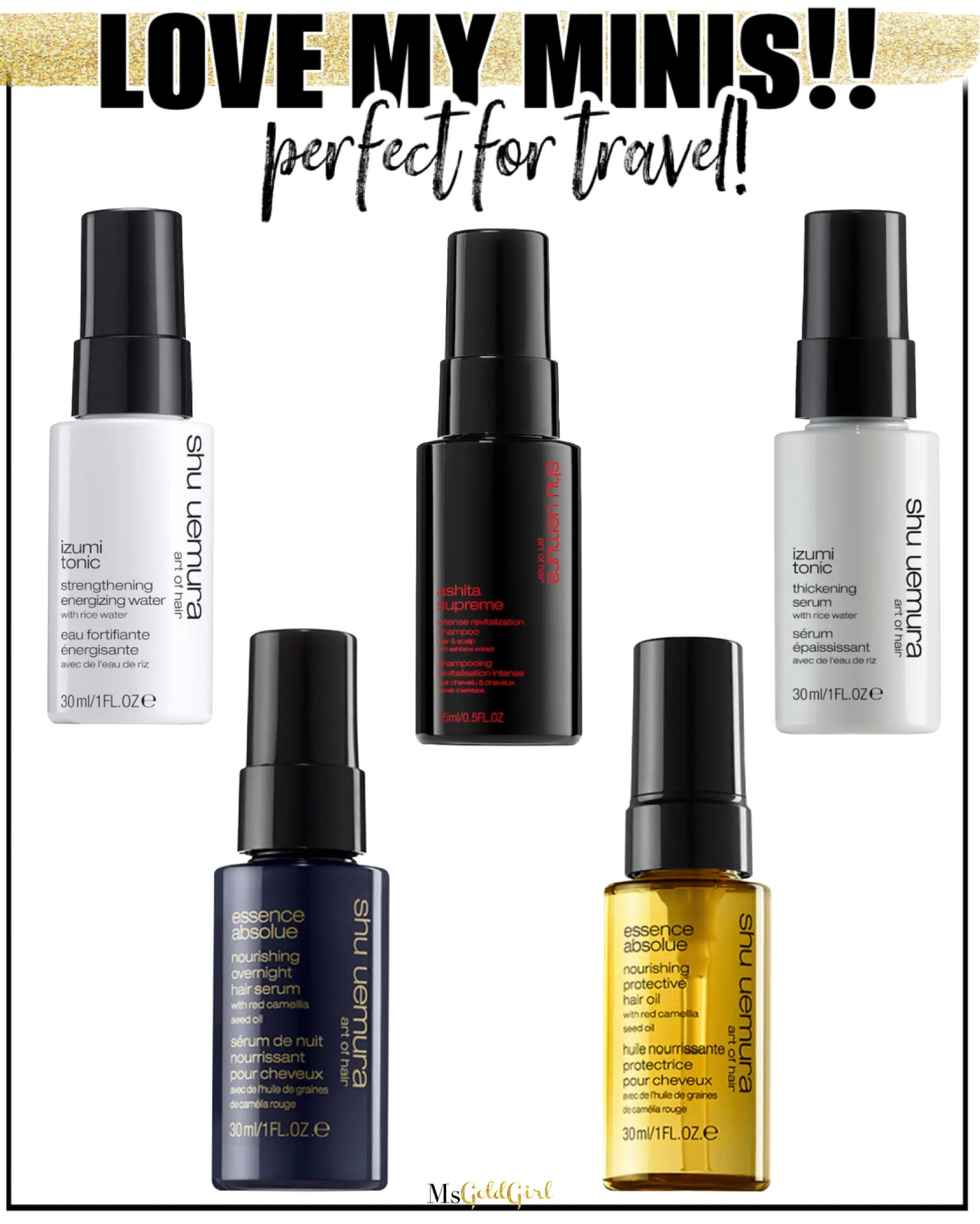 With the holidays around the corner, travel comes right along with them. Take your favorite hair products on the road with you and look good wherever you go! @shuuemura_artofhair is part of the @sephora Annual Savings Event and this is the best time to grab all the minis-for yourself and for stocking stuffers! #ad #shuartofhairusa #sephora #beautygifts #beauty 

#LTKbeauty #LTKtravel #LTKover40