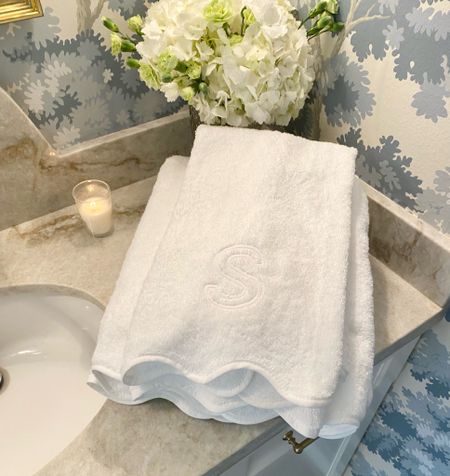 Thank you @weezietowels  for the most beautiful new towels! I am obsessed with the scalloped detailing 😍! Plus they feel so incredible! 

I have them with the Mercer font in white! 

Bathroom, towels, hand towel, bath towel, home decor 

#LTKstyletip #LTKhome