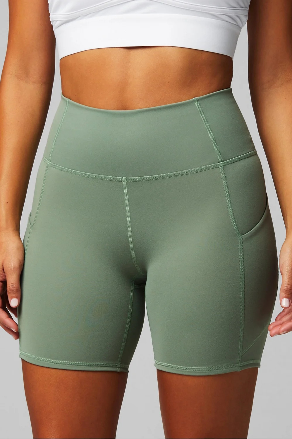 Oasis PureLuxe High-Waisted 6'' Short | Fabletics - North America