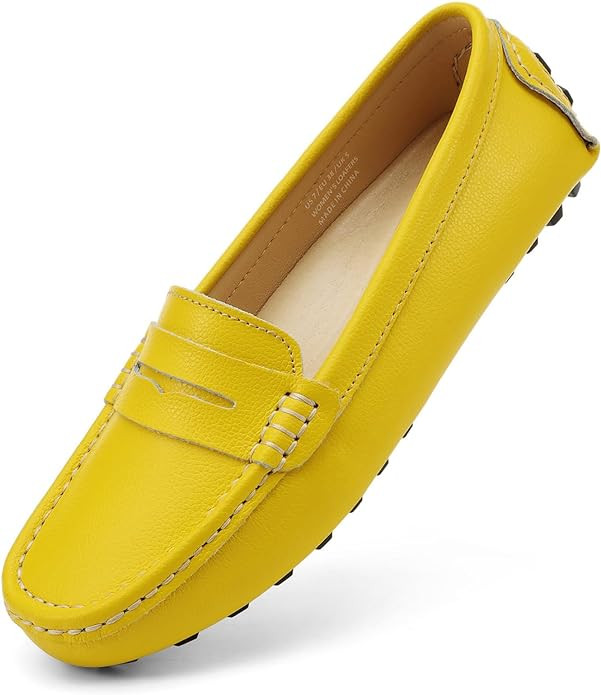 Artisure Women's Classic Comfort Leather Penny Loafers Casual Slip-Ons Lightweight Walking Flats ... | Amazon (US)