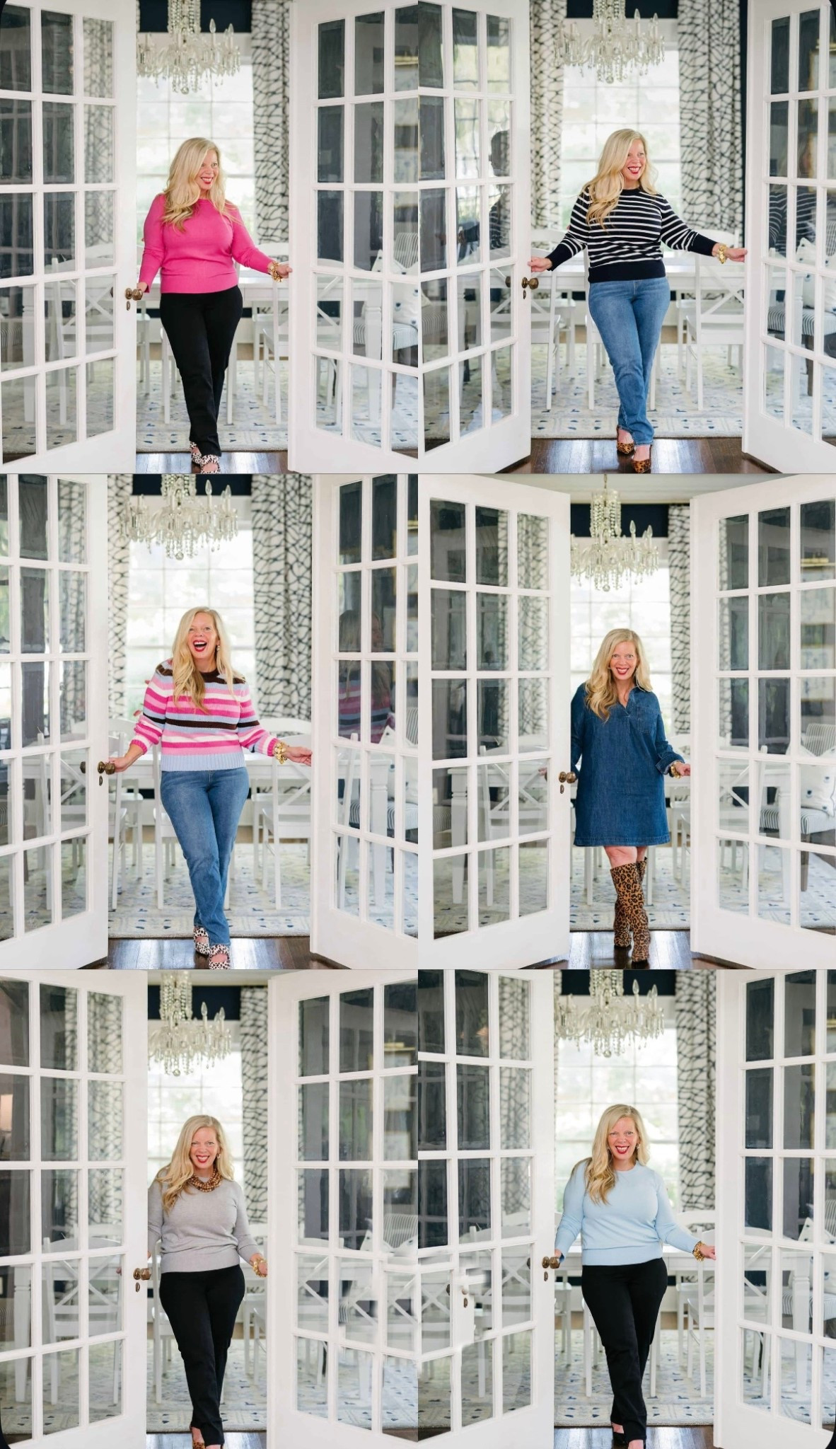 The cutest fall finds from @walmartfashion. I love this sweater and it comes in nine different colors. I’m wearing a small and it runs true to size. I also found the most amazing denim dress and these incredible denim jeggings. #walmartpartner #walmartfashion

#LTKStyleTip #LTKOver40 #LTKPetite