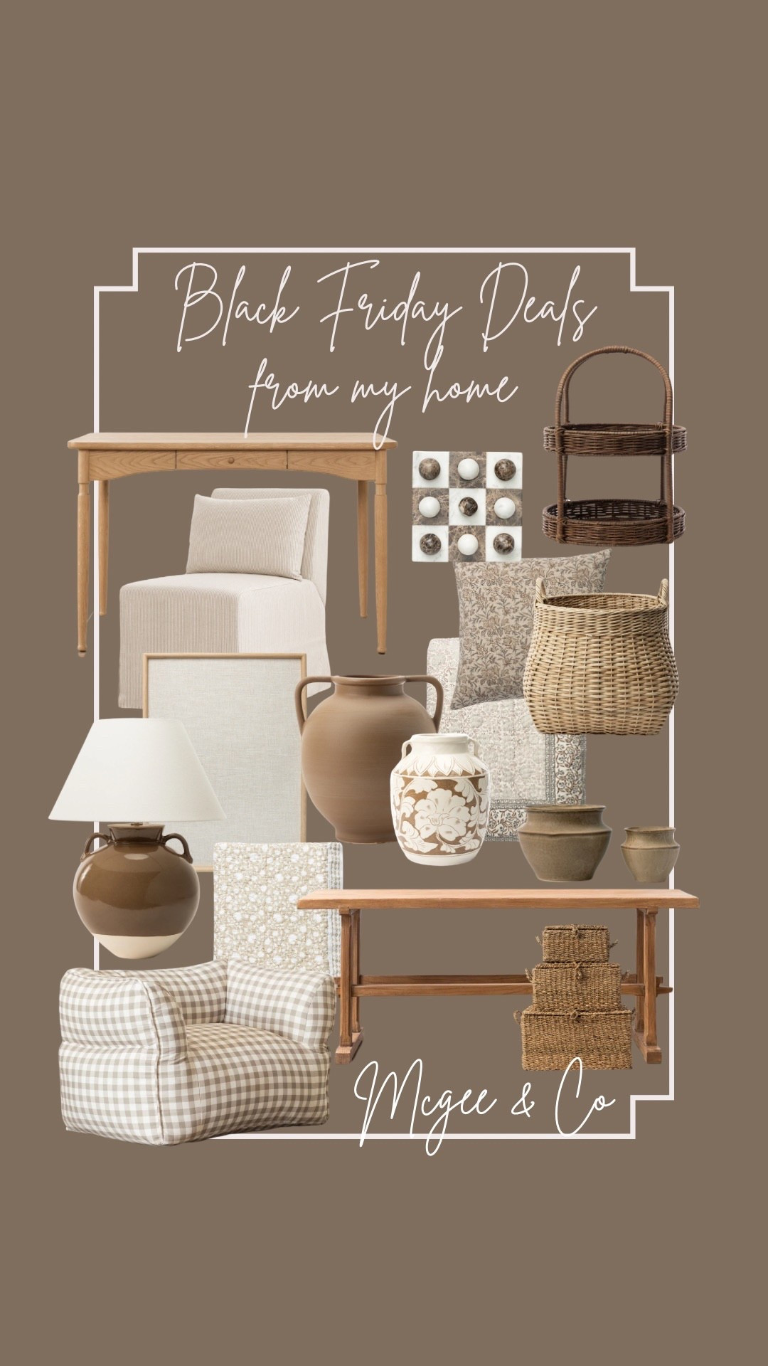 Black Friday deals from my home.  McGee and Co has started their VIP black Friday access.

#LTKSaleAlert #LTKHome #LTKFindsUnder100