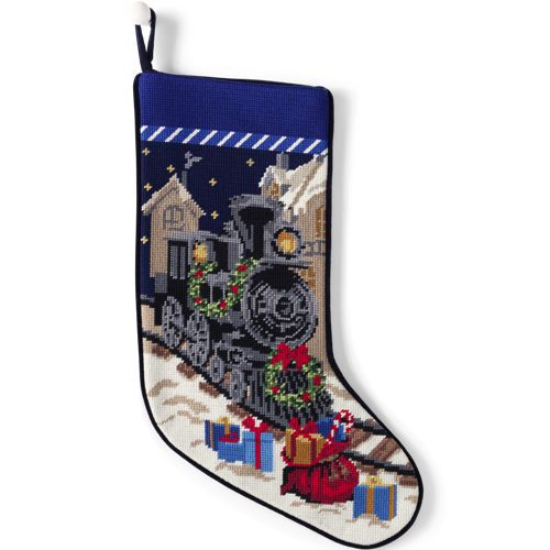 Needlepoint Personalized Christmas Stocking | Lands' End (US)