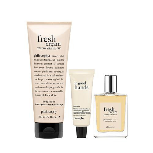 Philosophy philosophy fresh & creamy layering set - Fresh Cream Warm Cashmere | HSN