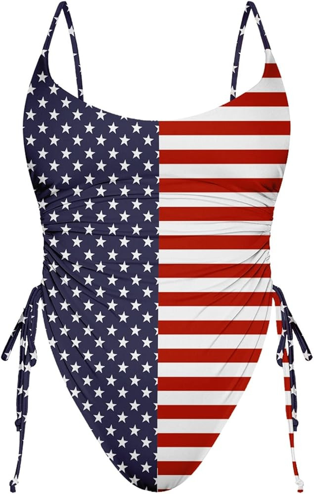 Women's Sexy One Piece Bathing Suit Tummy Control Swimsuit | Amazon (US)