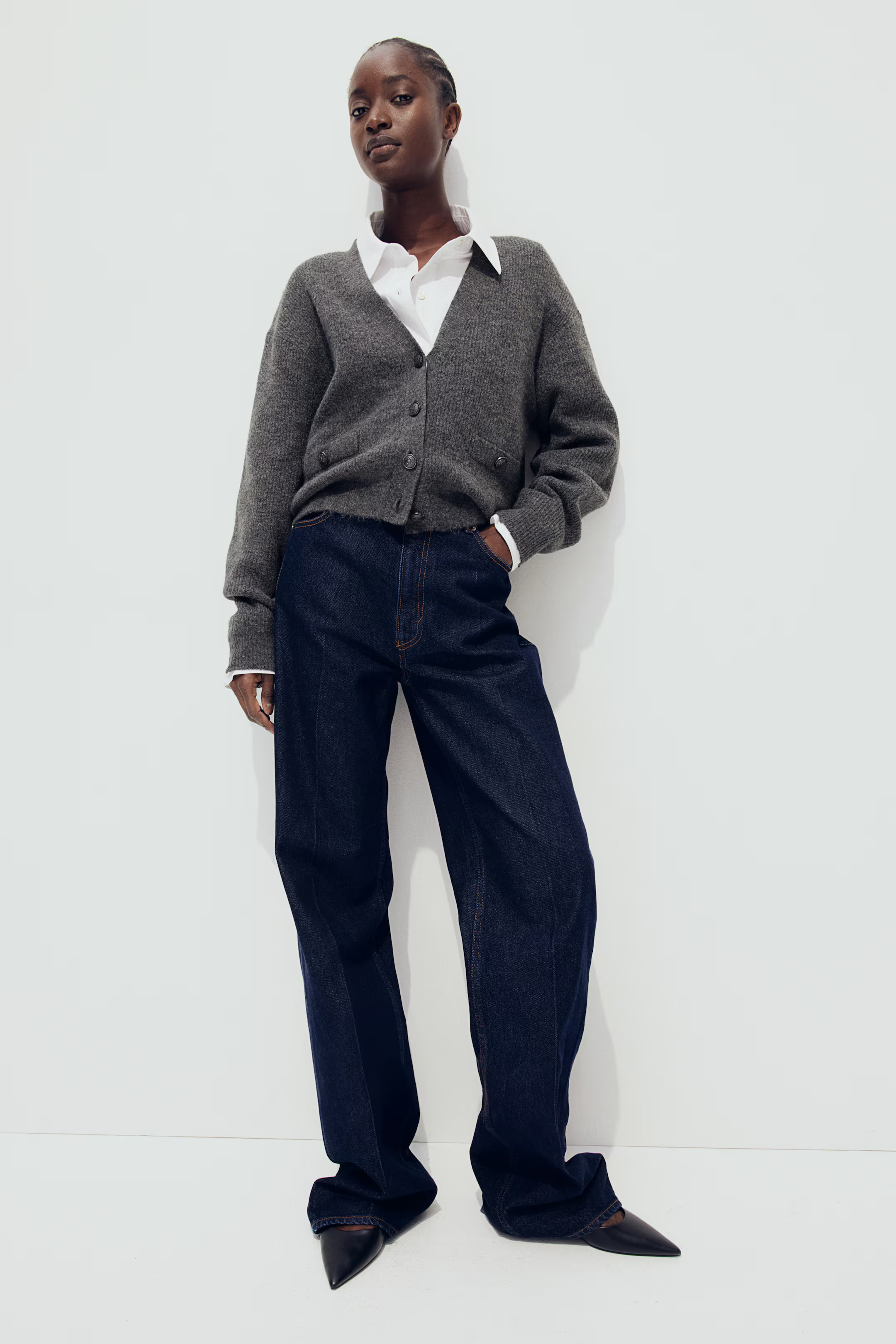 Rib-knit cardigan | H&M (UK, MY, IN, SG, PH, TW, HK)