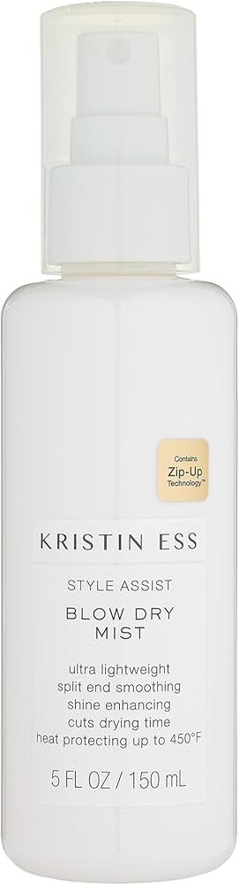 Kristin Ess Style Assist Blow Dry Mist Heat Protectant Spray for Hair - Anti Humidity Frizz Contr... | Amazon (US)