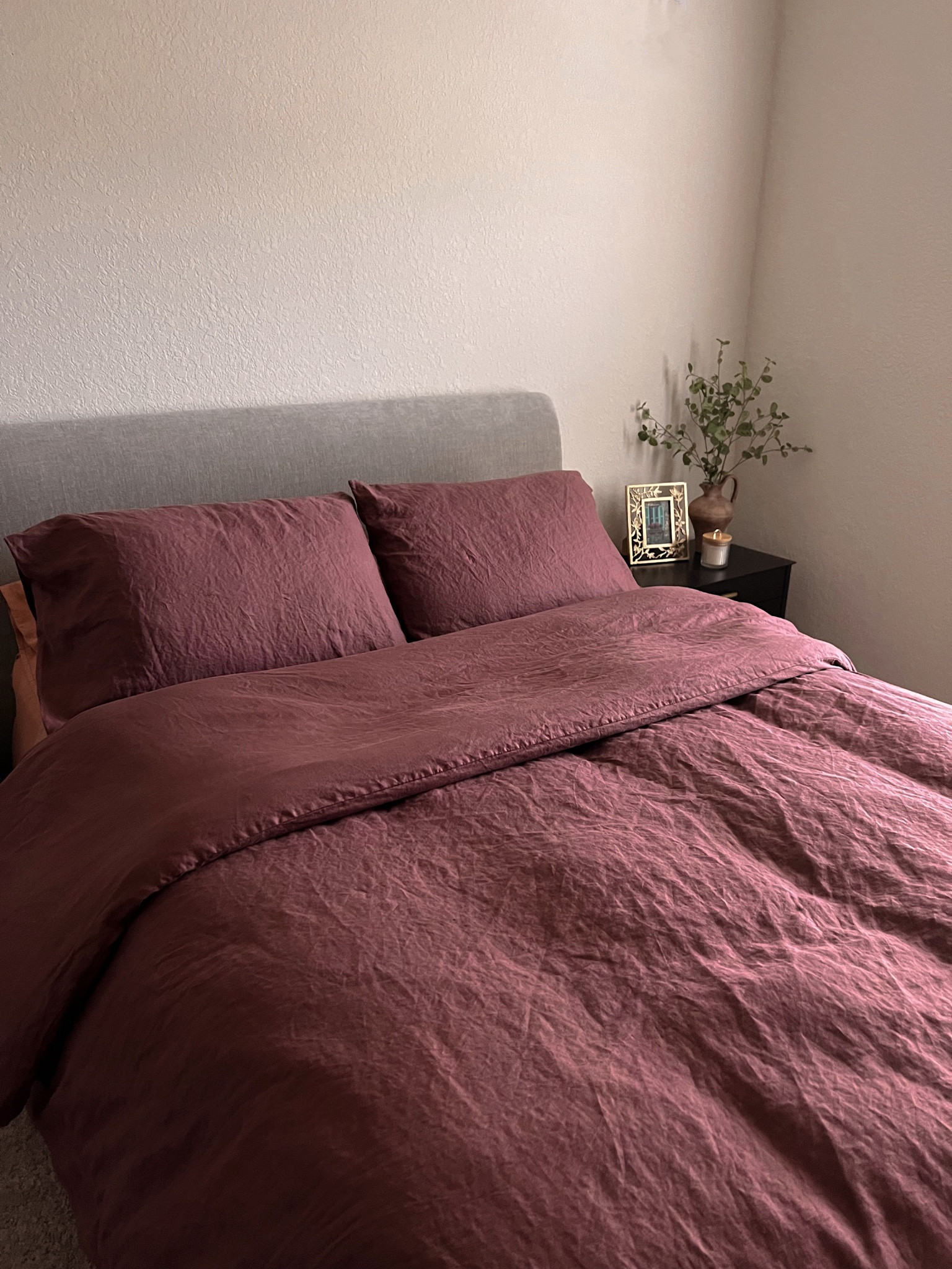Obsessed with my new washed linen bedding from @bedthreads 🥰 #

#LTKsalealert #LTKunder100 #LTKhome