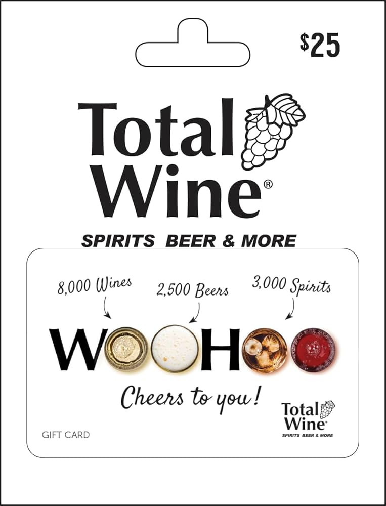 Total Wine & More Gift Card $25 | Amazon (US)