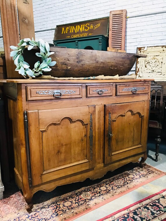 Antique French Louis XV buffet sideboard, farmhouse | Etsy (US)