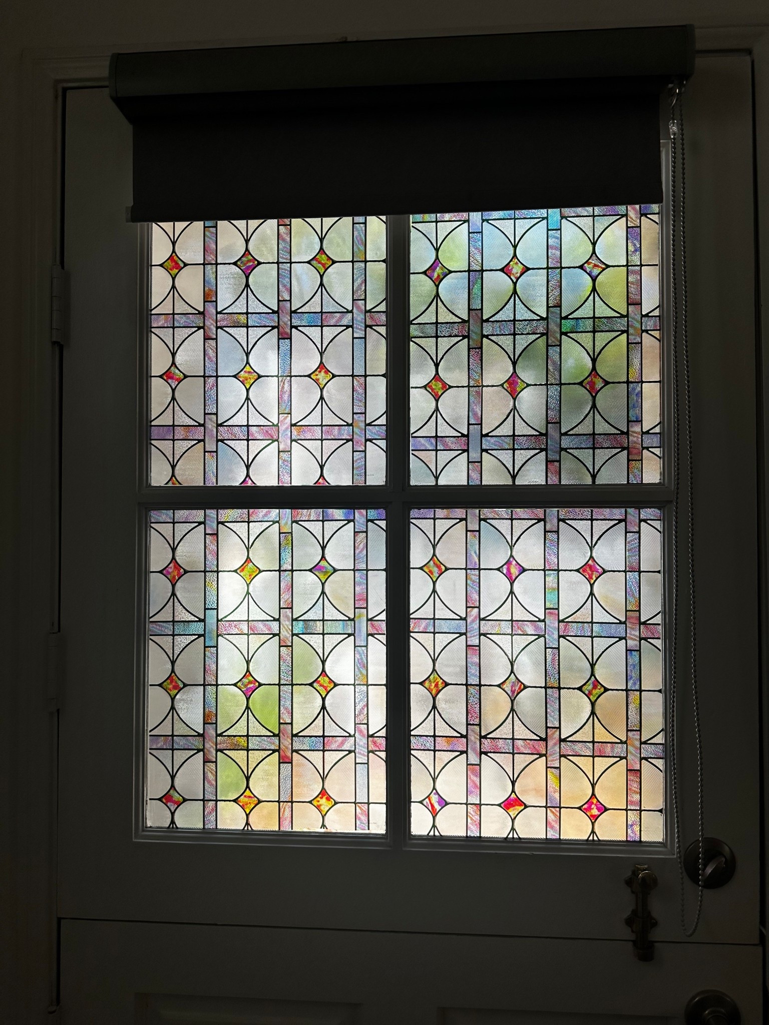 Stained glass window film - so easy and looks so good!!!

#LTKHome #LTKFindsUnder50 #LTKFindsUnder100