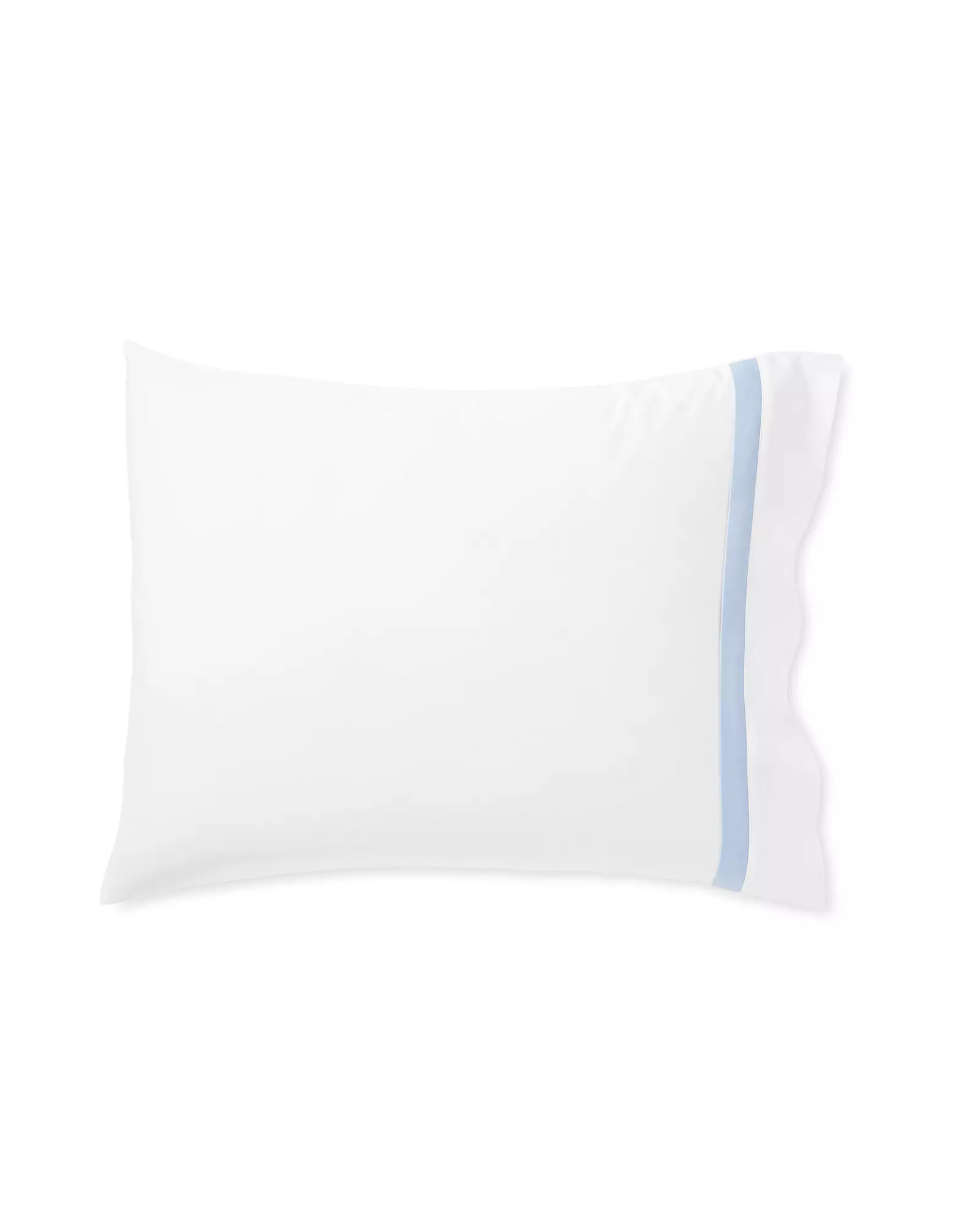 Border Frame Sateen Pillowcases (Set of 2) | Serena and Lily