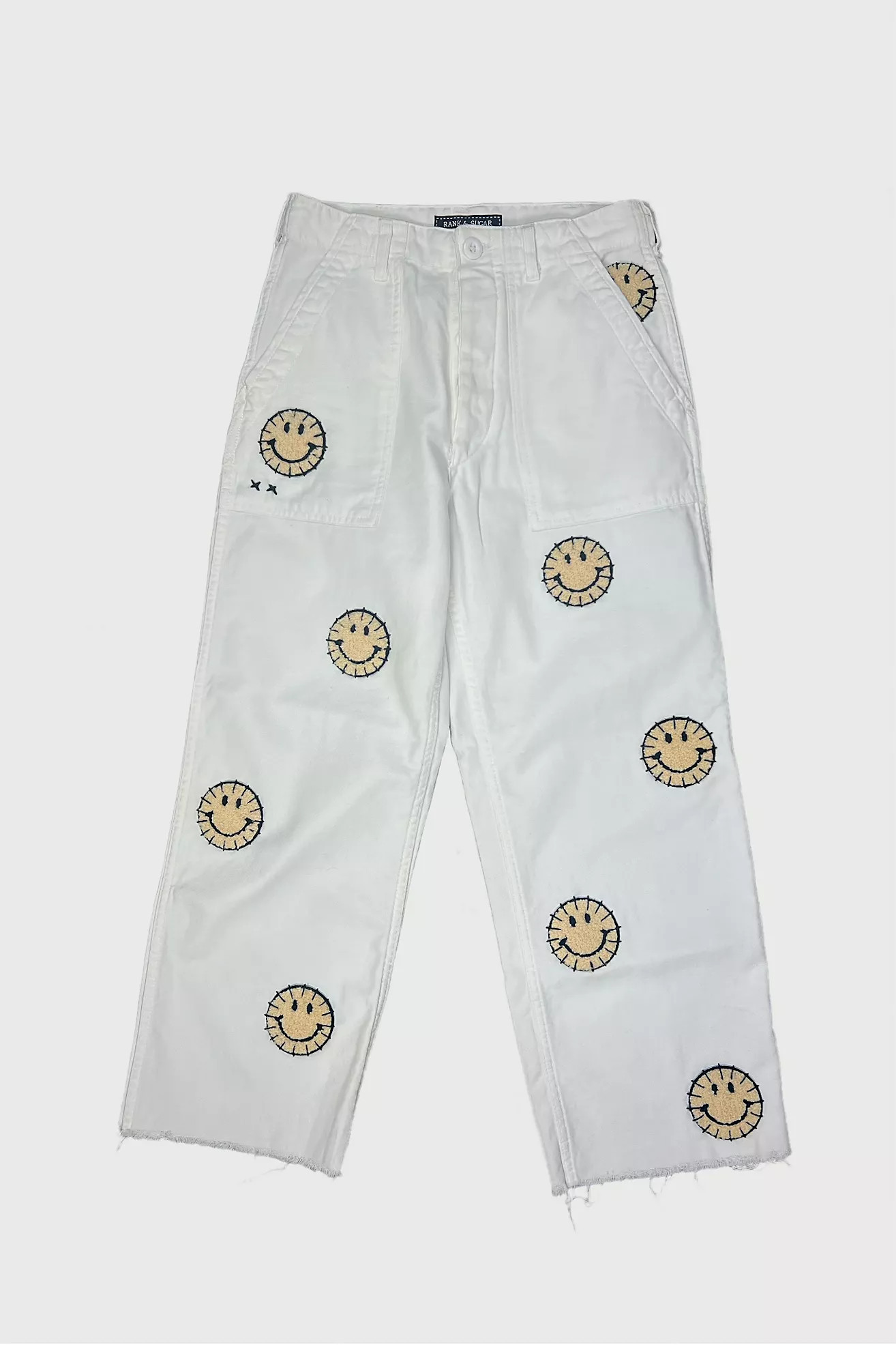 Vintage Smiley Army Pants in Cream Selected by Rank & Sugar | Free People (Global - UK&FR Excluded)